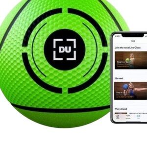 Dribble Up 6 lb smart weighted medicine ball. Never used.